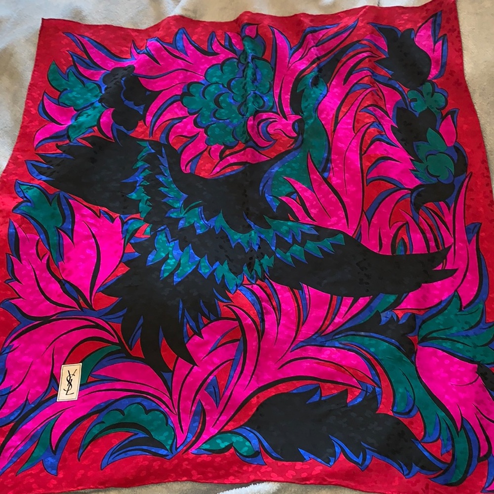 YSL vintage scarf silk